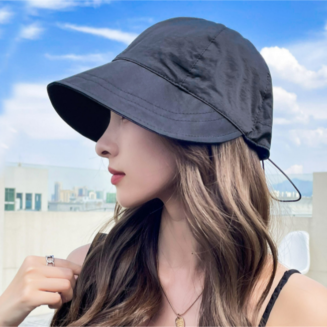 보닛햇 여성 버킷햇 자외선차단 썬캡 여름 바스락 스트링캡