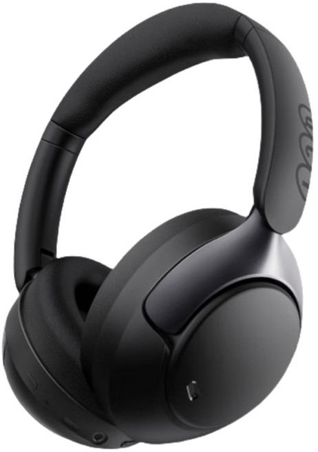 QCY H3 프로 블루투스 노이즈캔슬링 헤드폰, 블랙