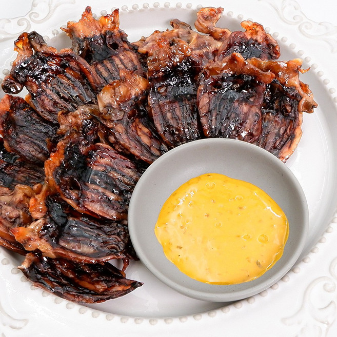 바다푸드 부드럽고 고소한 구운오징어 숏다리 청양마요소스포함, 100g, 1개