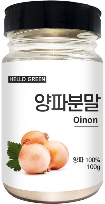헬로우그린 천연 조미료 국산 양파 분말 100g(통), 1개, 100g