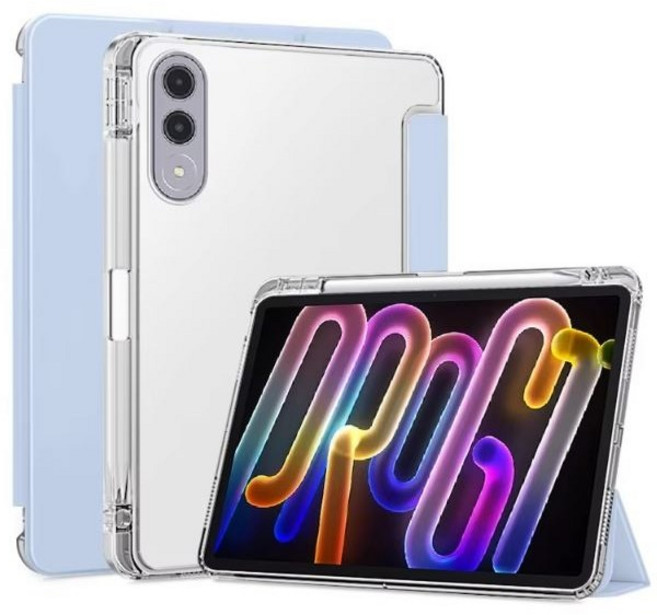 케이스나라 레노버탭 샤오신패드 프로 PRO GT 요가탭 YOGA TAB 11.1 AI TB-710FU 호환 펜슬 수납 케이스 커버, 스카이, 1개