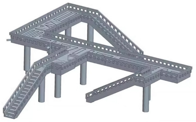 CG모형 건담 프라모델 격납고 기지 디오라마 세트 CET - 프라모델 액션베이스 스테이션