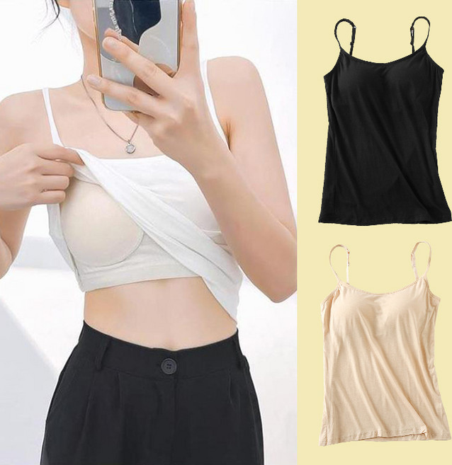 cikicoco 모달 여성 노와이어 브라캡 나시 2종 세트 S ~ 3XL