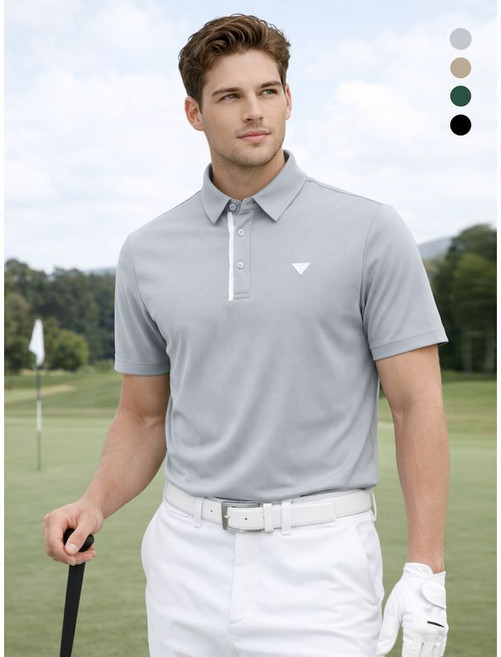 데니스골프 26SS 남성 소프트 냉감 골조직 반팔 카라티 NARMMTS028