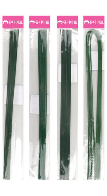 유니아트 1000 꽃철사 초록 27호, 3개
