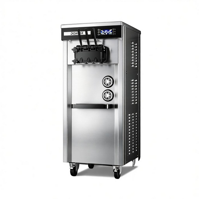 루노테크 자동세척 업소용 소프트 아이스크림기계 제조기 머신 만들기 카페 콘기계 문방구 식당 음식점 디저트, 스탠다스형 30L