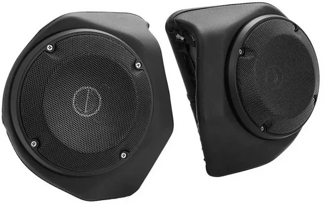 할리 로드 킹 스트리트 글라이드 6.5인치 테일 트렁크 스피커 어셈블리 트래블 시리즈 14-24년식에 적합), 03 Matte black ring speaker