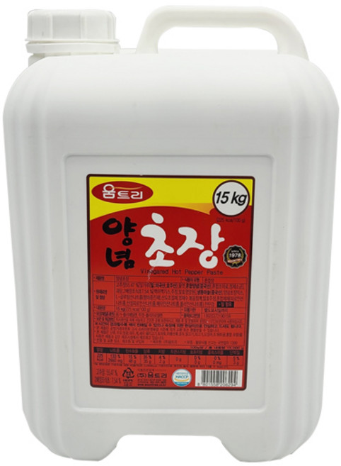 움트리 양념초장15KG, 15kg, 1개