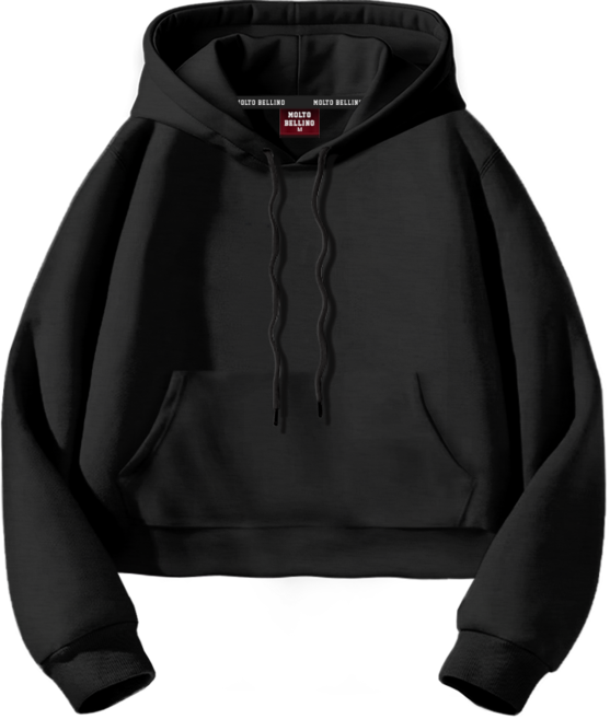 몰토벨리노 SICF 무지 세미오버핏 특양면 후드티