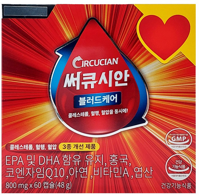 파이토웨이 써큐시안 블러드케어, 60정, 1개