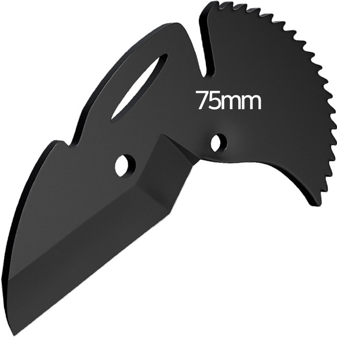 툴스터치 PVC 엑셀가위 파이프 절단기 날 75mm, 1개