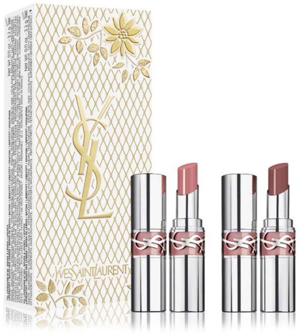 [선물세트] 입생로랑 러브샤인 립스틱 세트 듀오 44 & 202, 1개