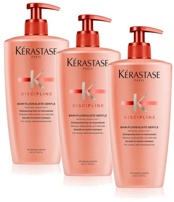 케라스타즈 디스플린 베인 플루이디얼리스트 수딩샴푸 Kerastase Discipline Bain Fluidealist Smoothing shampoo, 3개, 500ml