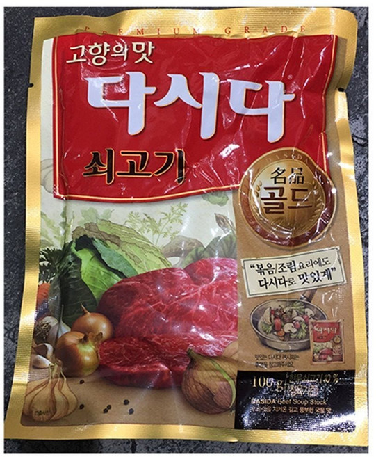 업소용 쇠고기다시다 골드(백설 100g), 본상품, 100g, 1