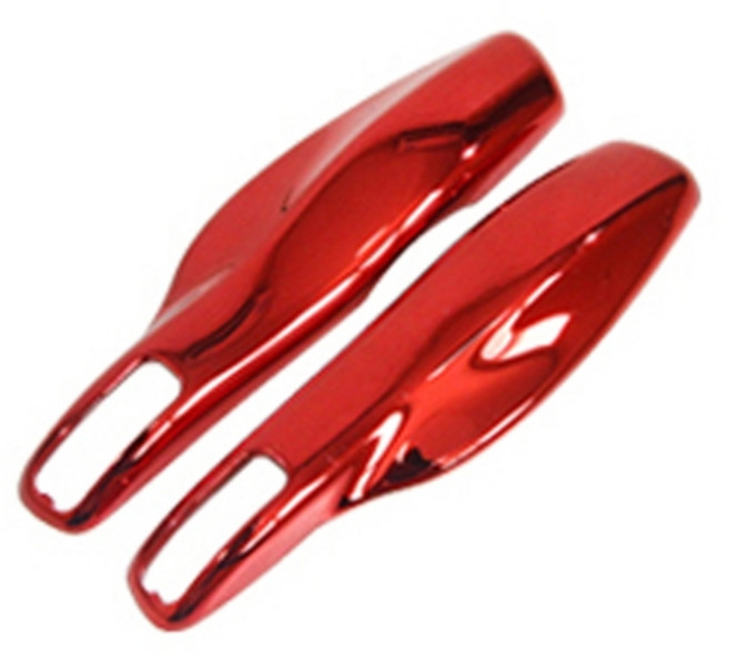 [주주파츠몰] 포르쉐 스마트 차 키 케이스 키홀더 교체형 커버 차 꾸미기 용품 악세사리 호환 용품, 레드 크롬