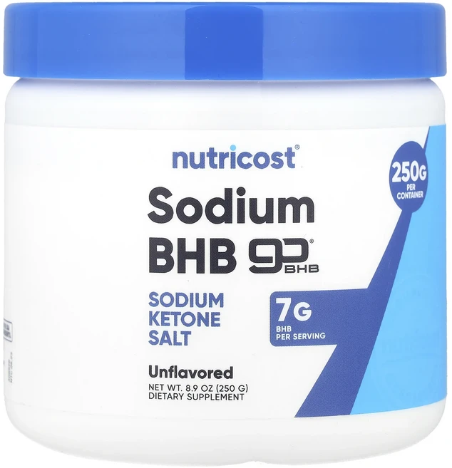 신상할인판매 Nutricost 나트륨 BHB goBHB® 무맛 250g(8.9oz) 최저가격, Nutricost나트륨BHBgoBHB무맛250g89oz, 250g, 1개 - 쿠팡