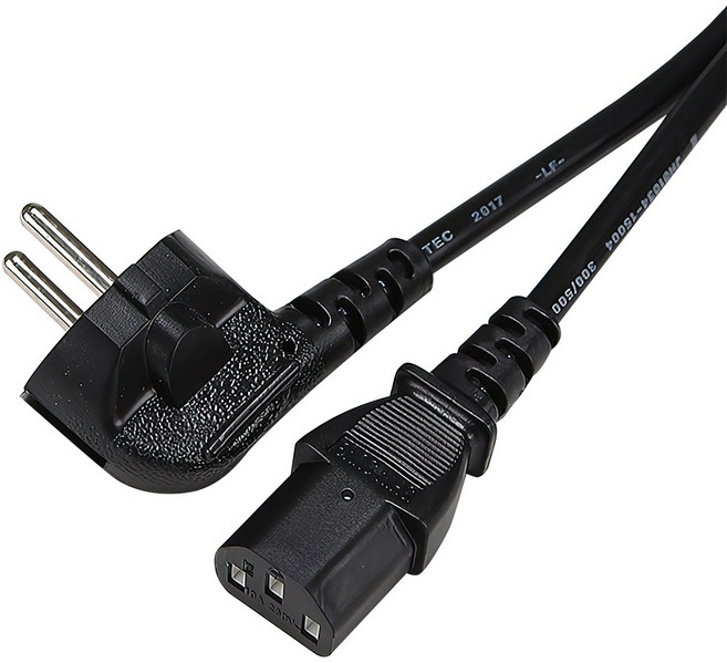 컴퓨터 파워코드선 1.5SQ 16A 3C 길이 5M 흑색 접지 220V 전원코드선, 1개