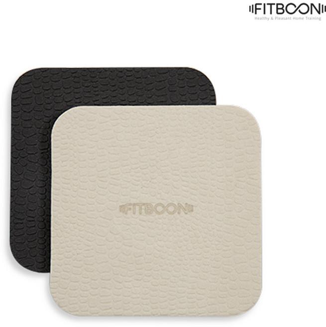 핏분 미니 헬스매트 8장 운동기구 층간소음방지 바닥장판보호 다용도 충격 방음 방진, FMM-02_블랙_100x100x7mm(8pcs)