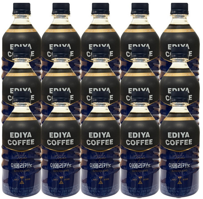 이디야 아메리카노 커피 음료 / 트리플 블랙커피, 500ml, 15개