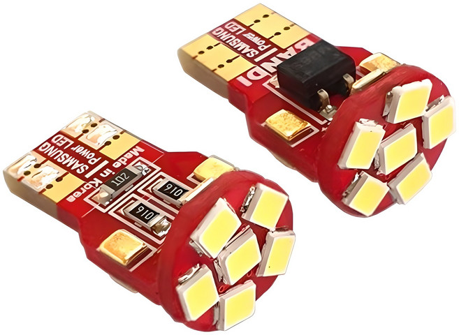 반디엘이디 10T 파워 벌브 차량용 LED 실내등, 2개, T10