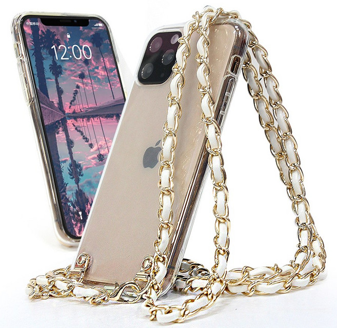 베스트 아이템 가죽체인 트로컬 크로스백 실속형 스트랩 목걸이 줄 핸드폰줄 핸드폰케이스 휴대폰케이스