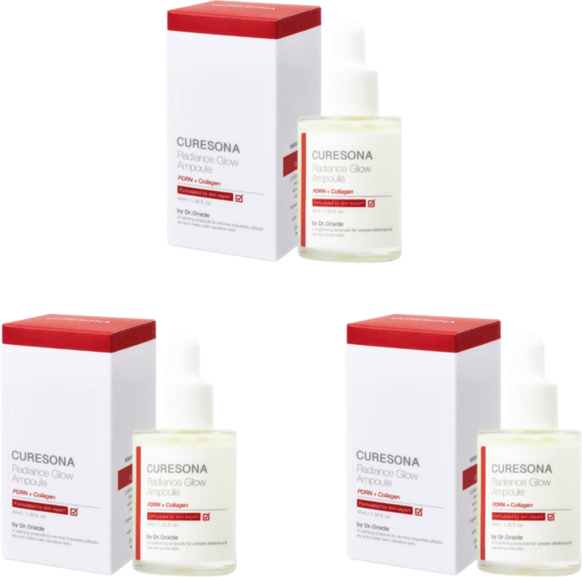 닥터오라클 큐어소나 래디언스 글로우 앰플 40 ml, *, 2개, 40ml