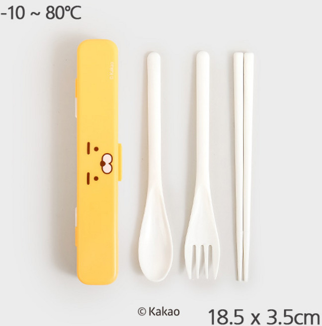 Daiso 韓國大創 Kakao Friends 屁桃 牙刷架 可愛造型 多功能收納 浴室用品, 1個, 餐具組 萊恩, 粉紅色