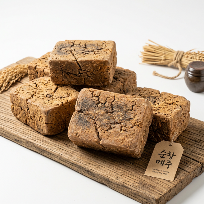 국산 순창 전통메주 메주 세트, 4개, 1kg