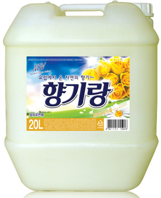 향기랑 섬유유연제 (옐로우), 1개, 20L