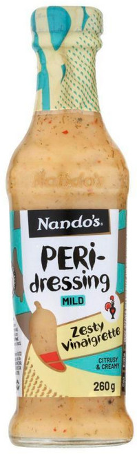 난도스 Nando's Dressing Zesty Vinaigrette 매콤한 비네그레트 페리 드레싱 호주, 7개, 260g
