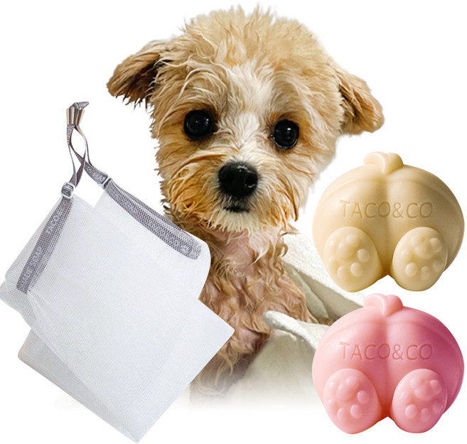 펫씽크 강아지 비누 발 샴푸 천연 성분 함유, 칼라민-라벤더 카모마일, 90g, 1개