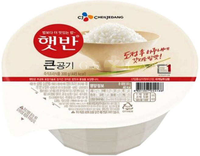 햇반 큰공기, 300g, 16개