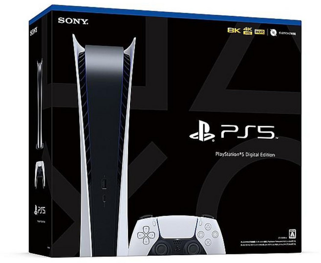 SONY PlayStation 5 (CFI-1200B01) PS5 5 5 [정비 완료] 소니 디지털 에디션 프레스테, 1개