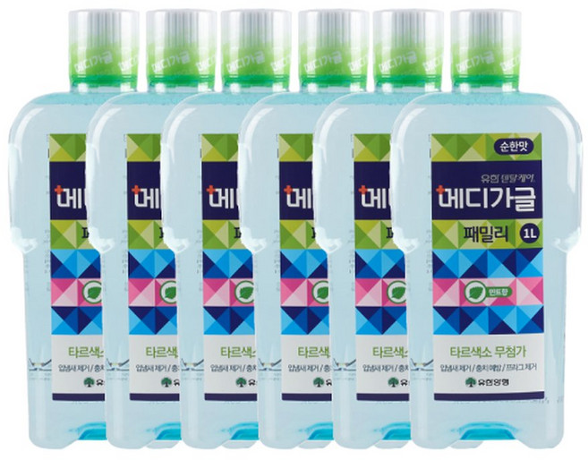 유한 메디가글 패밀리 1L(순한맛) 6개, 1L