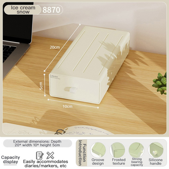 수납 케이스 마카롱 컬러 화장품 가정용 보관함 드레싱 테이블 스킨 케어 제품 립스틱 선반 정리 상자 서랍, 없음, White8870