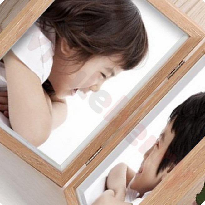 엔케이디 거실탁자액자 2단 접이식 포토프레임 6x8