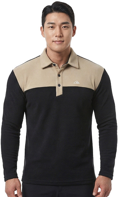 마운티스트 웜핏 플리스 폴로 긴팔티 (남) 따뜻한 기모 폴라폴리스 카라티