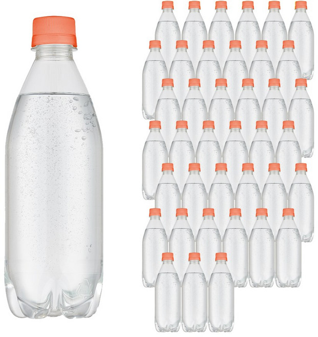 라인바싸 탄산음료 자몽 무라벨, 500ml, 40개