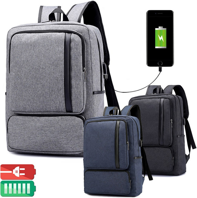 USB충전 스마트 백팩 모던 노트북수납 학생 직장인 가방