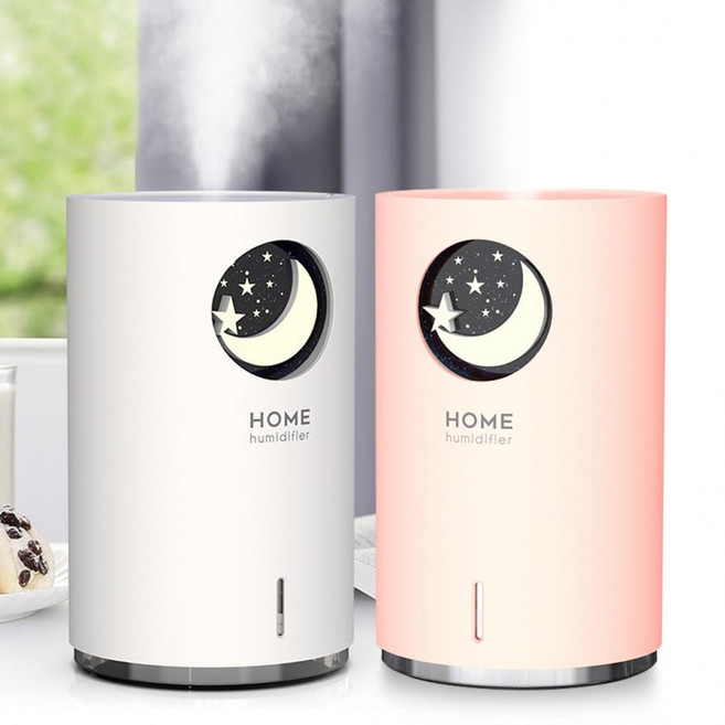 꿈꾸는 USB 탁상용 사무실 M107 미니가습기, 핑크, 본상품선택, 상세페이지 참조
