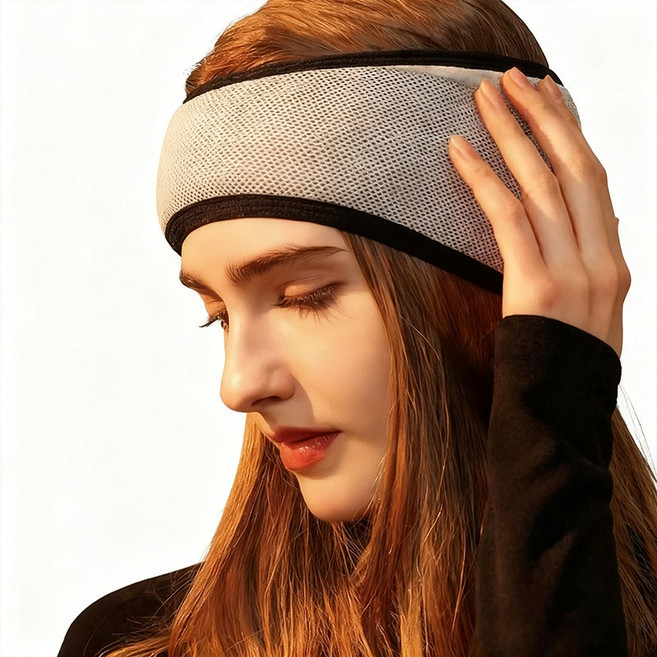 HLOMOM眼罩耳罩二合一 隔音 柔軟透氣 全耳包裹, 1個, 1個裝