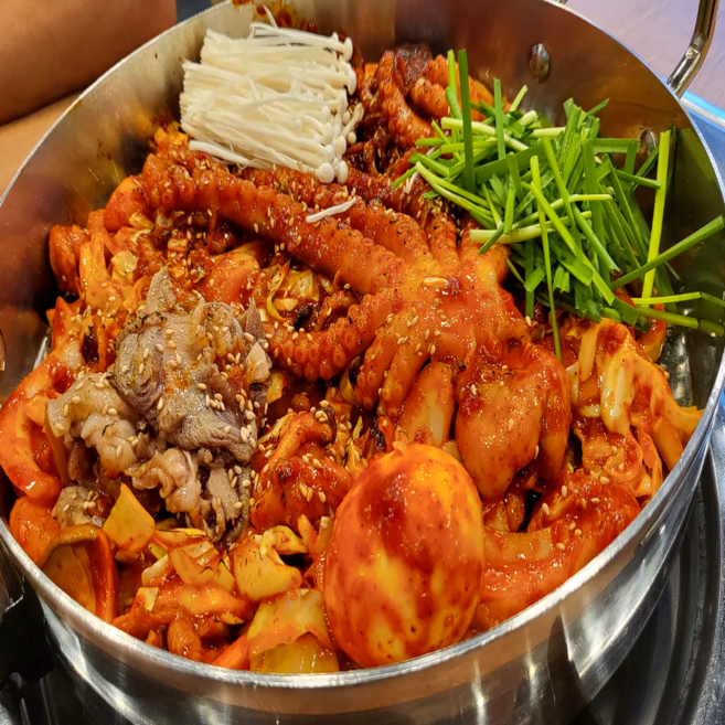 산미담 낙지관자새우 밀키트 1.1kg내 낙.관.새 캠핑용, 1개, 1.1kg