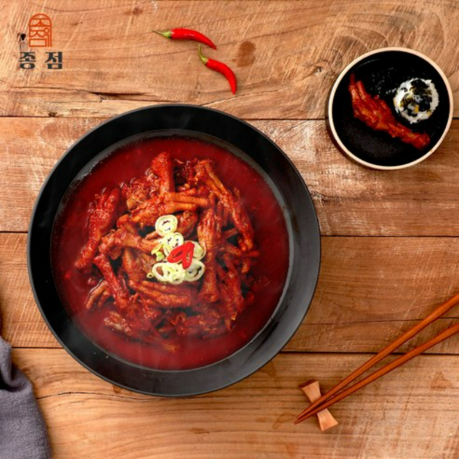 [종점] 1979 신당동 종점 무뼈국물닭발 조금매운맛, 1개, 550g