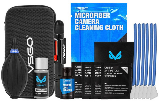 비스고 카메라 렌즈 클리닝 키트 9종 세트, DKL-20, 1개