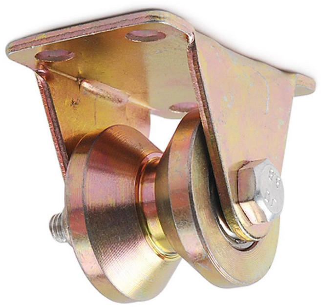 V자 앵글호차 1.5인치 진열장 하부롤러 슬라이딩레일, 1개