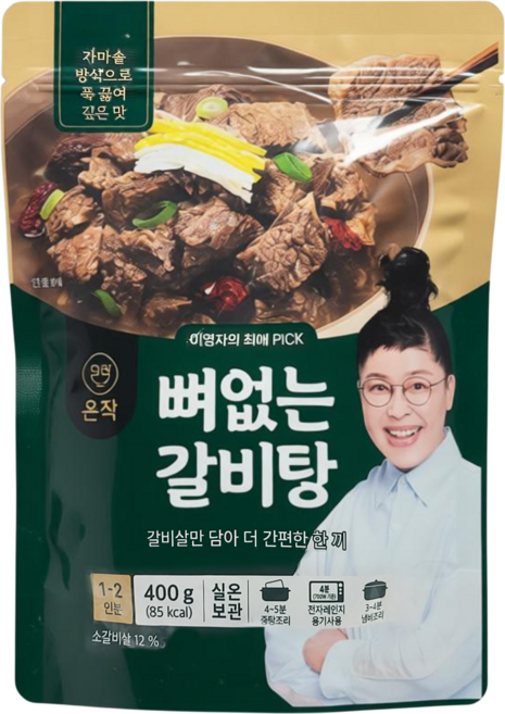 온작 뼈없는 갈비탕, 400g, 6개