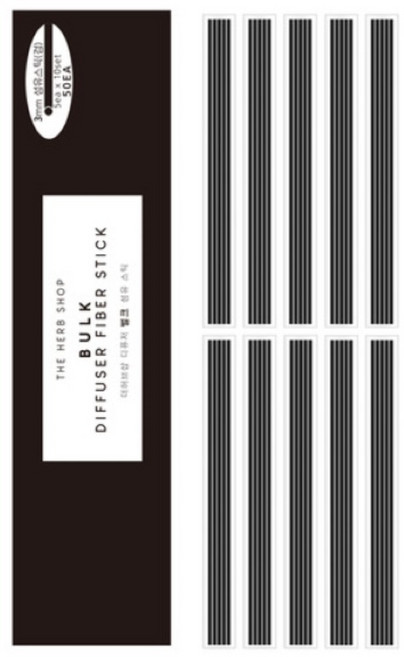 THS 더허브샵 디퓨저 벌크 섬유스틱 3mmx50 4mmx40 택, 선택_흰색 3mm50개입 04538, 선택:흰색 3mm50개입 04538