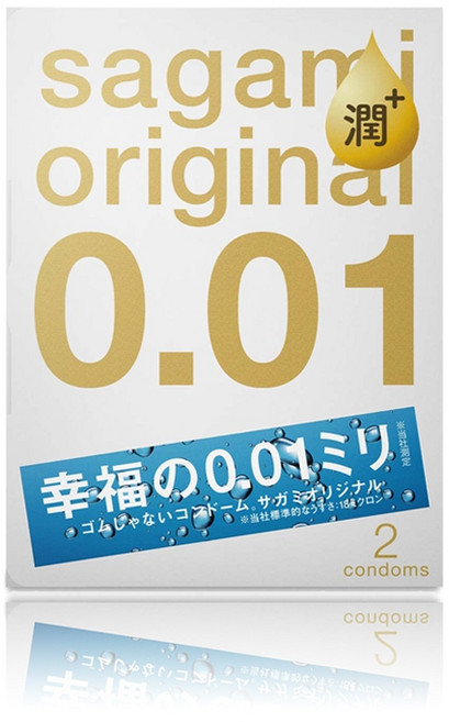 相模 Sagami Original 0.01 L 極薄安全套 2入, 1個, 0.01 極潤款 2入