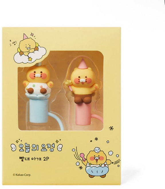 KAKAO FRIENDS 春植吸管套 (2入組/韓國), 詳見商品包裝, 1個