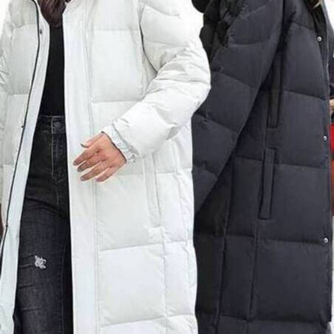 中長款羽絨衣 白鴨絨 保暖升級 羽絨外套女 情侶鴨絨外套